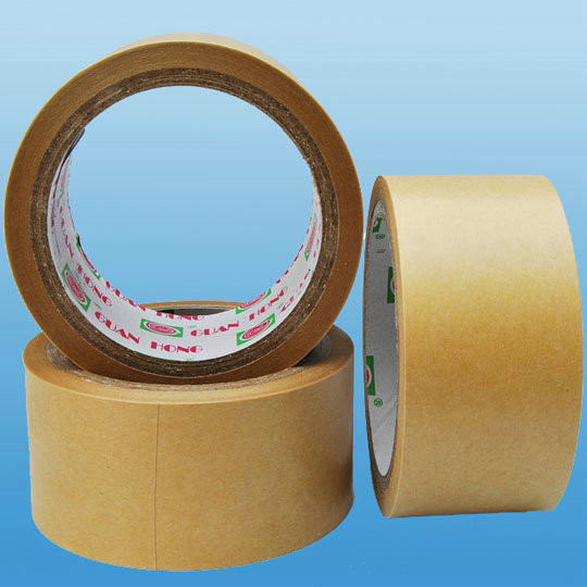 Buy synthetic rubber Parcel packing Kraft Paper Tape , 135mic--160mic at wholesale prices
