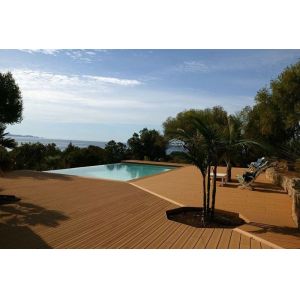 Quality Environmental WPC Decking Floor Engineered For Corridor &amp; Decoration for sale