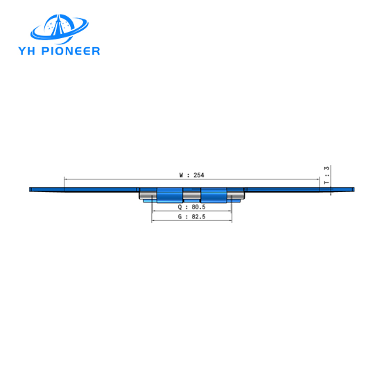 304 / 316 Stainless Steel Conveyor Chain Plate With Double Hinges For High Load