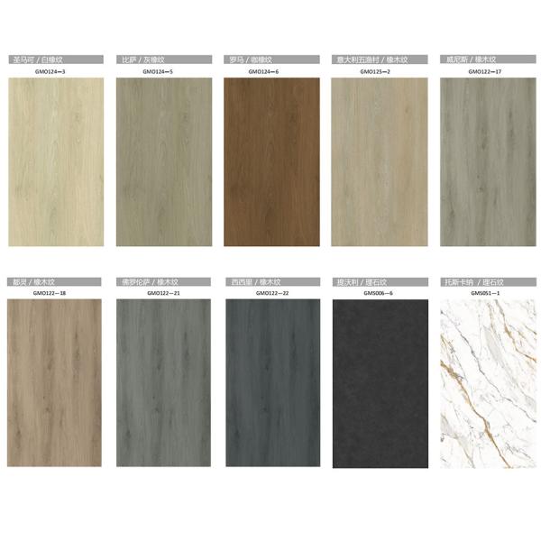 Green Wood Hardwood LVT Flooring Board Indoor Hollow ABA Rigid SPC Flooring