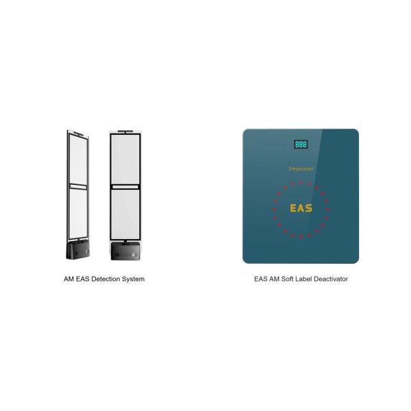 EAS 58KHz Security AM Soft Label 45 X 11 X 2mm Pure Bar Code