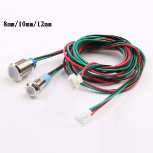 RGB Three Color Led Indicator Light Waterproof Signal Pilot Lamp With Cable