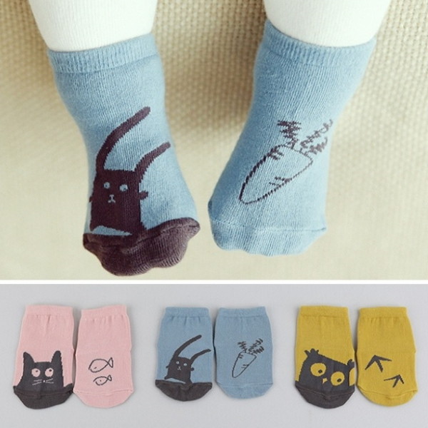 Buy Custom logo, design kids boys girls cotton blend socks at wholesale prices