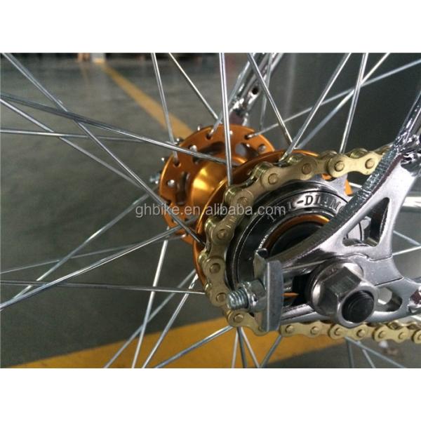 43mm Alloy Rim 700C Fixed Gear Cycle with Electroplate Finish and Chrome Steel Frame