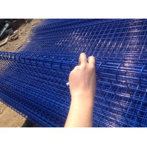 high-quality powder coated double loop wire mesh metal garden fence