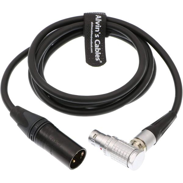 ALEXA MINI/AMIRA Camera Power Cable XLR 3 Pin Male To 2B 8 Pin Female Right Angle