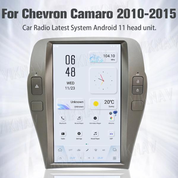 Multimedia 2 DIN Android Car Head Unit For Chevron Camaro 2010 - 2015