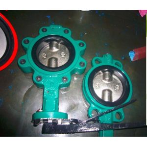 Stainless Steel Butterfly Valves PN16 Concentric Design WRAS DVGW Rubber