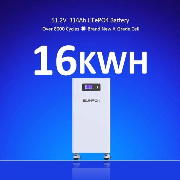 Buy Lithium Solar Power 14Kwh 15Kwh Lifepo4 Battery 51.2v 300Ah 314ah Home Solar System Battery Power Storage Station at wholesale prices