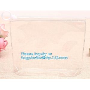 vinyl toiletry zipper bag pvc slider bag, Zipper Sliders Zip Lock Vinyl PVC Bags