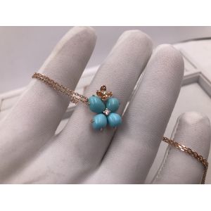 Brand jewelry necklace 18K Gold real Diamond