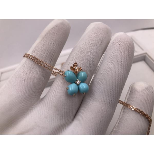 Buy Brand jewelry necklace 18K Gold real Diamond at wholesale prices