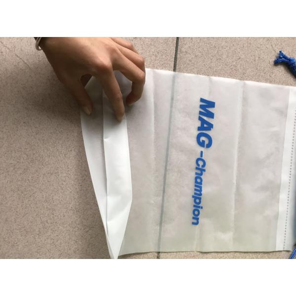 Printed CPE Clear Drawstring Plastic Bags / Custom Made Plastic Travel Cosmetic Bag