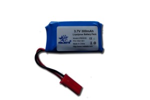 Buy Lithium Polymer Battery Pack 3.7V 300mAh For Wireless Headphone at wholesale prices