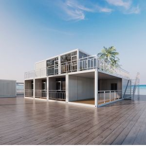 20ft 40ft Prefab Shipping Container House Luxury Prefabricated Modular Homes