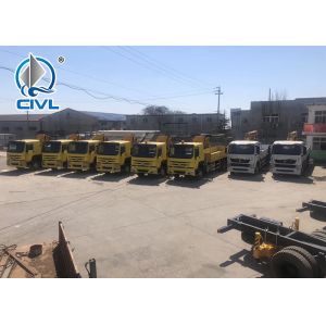 HOWO 6x4 10 Ton Folding Boom Truck Mounted Crane Engine 160hp - 290hp