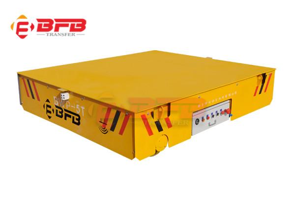 35 Ton Motorized Battery Powered Steel Coil Cart Transport On Steel Plant