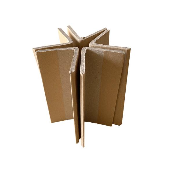 Cusomsized L Shaped Paper Tube Paper Corner Strips Paper Faced Corner Bead For Pallet Transport