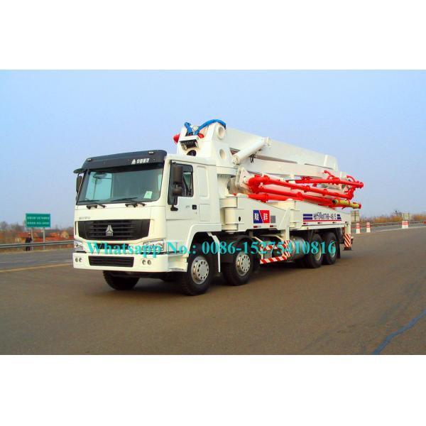 Buy White Concrete Construction Equipment Zoomlion Concrete Pump RZ Folding System: at wholesale prices