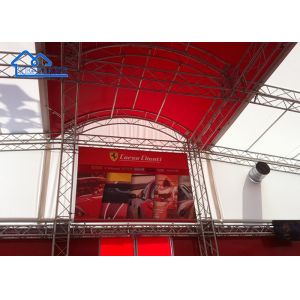 Movable Concert Stage Lighting Truss Silver Aluminium Truss For Events Easy Roof