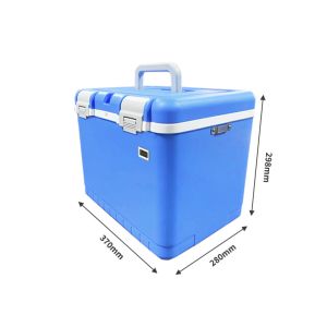 Phefon Medical Cooler Box With Ice Packs Temperature Display 10 Liters