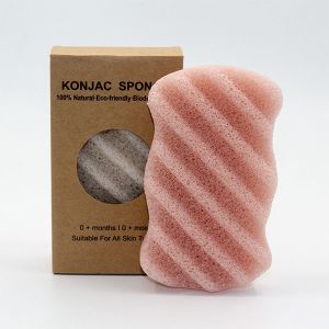 Biodegradable Wave Konjac Sponge