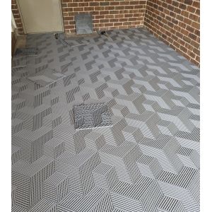 Garage Floor Squares Waterproof Garage Floor Tiles 18mm Surface UV Resistant