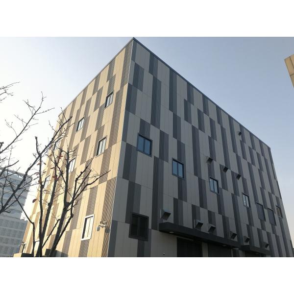 Beveled Edge Curtain Wall Metal Panel For Low Maintenance And Fireproof