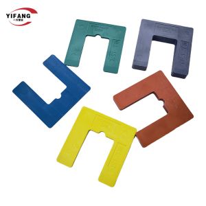 Customized Colour 5mm Plastic Packers Window And Door Installation 90x90mm