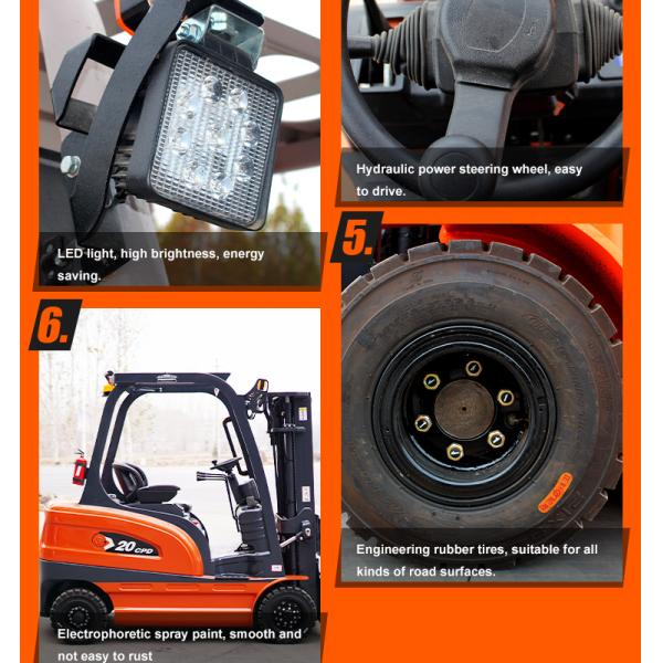 Fast Delivery Best Price 4x4 All Terrain Forklift 1 Ton3Ton 5Ton Good Quality Electric Forklift Trucks