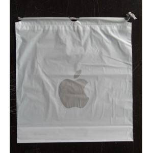 Custom Apple Iphone Classic Drawstring Plastic Bags with PP Rope