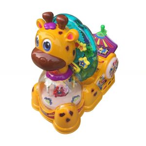 Make in China kids plastic kiddie rides wonderful deer swing machine for kids