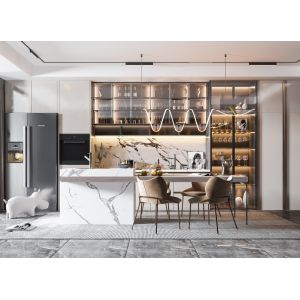 Modern Integral Kitchen Island Kitchen Island Wood Melamine Kitchen Cabinets