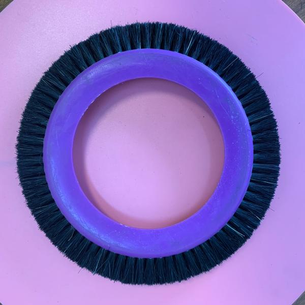 Buy Finsihing Machine Spares Stenter Brush Bruckner Small Type Purple Body Black Bristle Material at wholesale prices