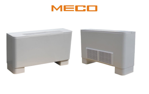 Four Pipe Water Cooled Fan Coil Unit , 24000BTU Electric Fan Coil Unit White