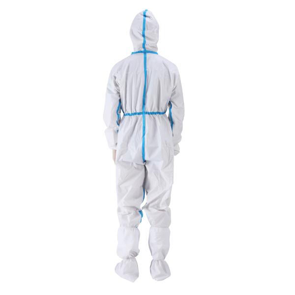 Disposable Medical Protective Coverall Suit Bacteria And Viruses Resistance