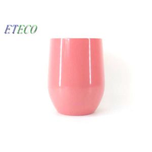 12 Oz Reusable Insulated Cups , Personalized Wine Tumbler With Lid