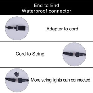 52ft Outdoor Bulb String Lights