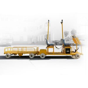 Double Tracks Running Rail Detection Automated Guided Vehicle For Scanning Steel