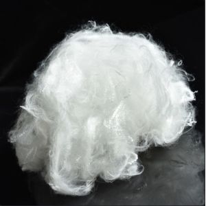 Microfiber White Down Like Siliconized Polyester Staple Fiber Virgin 100%