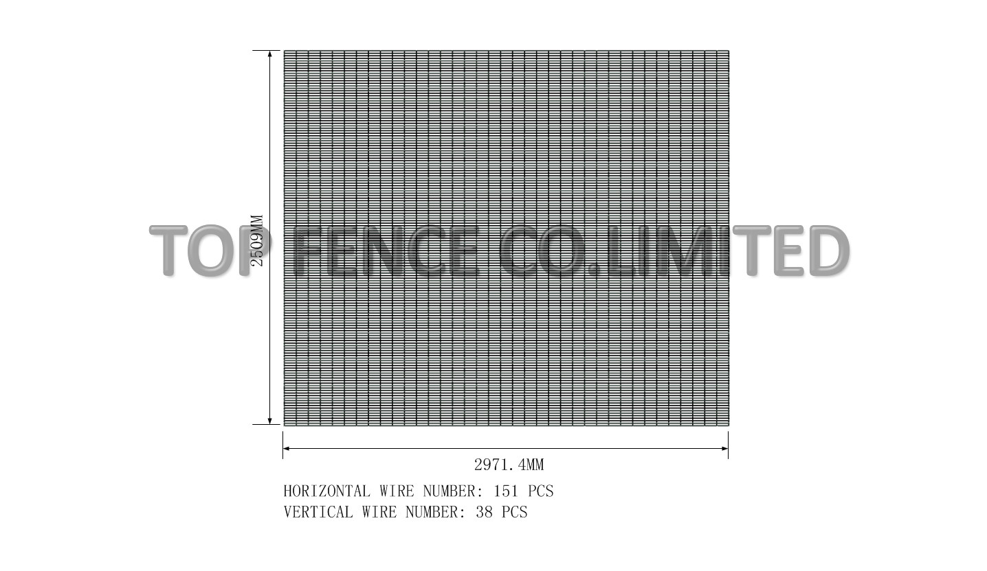 3D wire mesh fence panels