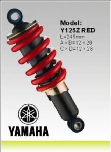 China Yamaha Y125 Z Motor Rear Shocks , 245MM Length Shock Absorber Brazil Motorcycle Spare Parts on sale