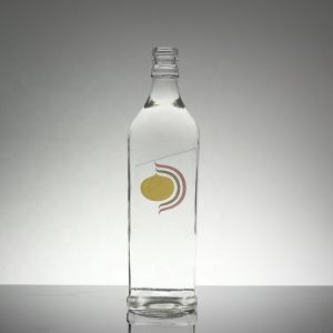 Custom Made Clear Glass Screw Cap Bottle for Juice or Soda Beverage 330ml 500ml