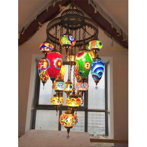 Mediterranean retro Cafe lighting living room restaurant hotel Bohemian