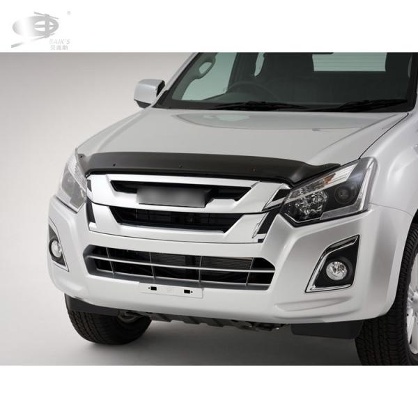 Buy Bright Black Bonnet Chip Protectors , PMMA Auto Hood Guard at wholesale prices