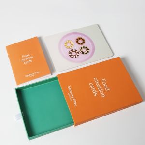 Glossy Lamination Drawer Style Notebook Gift Box Set With Pen Custom Printing