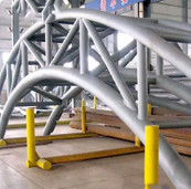 Buy Structure Building ASME Tubular Steel Truss Q235B For Roof at wholesale prices