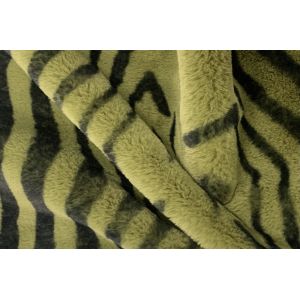 Printed Imitation Rabbit Fur 100% Polyester 150cm CW Or Adjustable