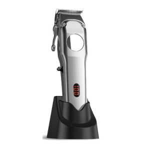Metal Professional Hair Clipper Electrical Rechargeable Plug And Play 2000mAh
