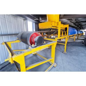 Adjustable Lifting Height Guide Chute Belt Conveyor Machine